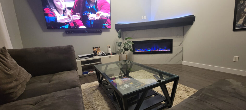 Electric Fireplace Install