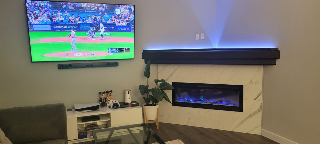 Electric Fireplace Install