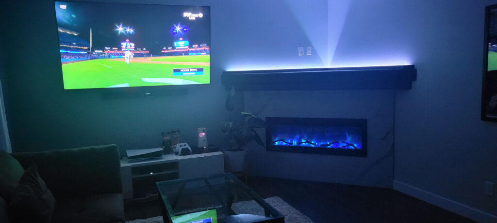 Electric Fireplace Install