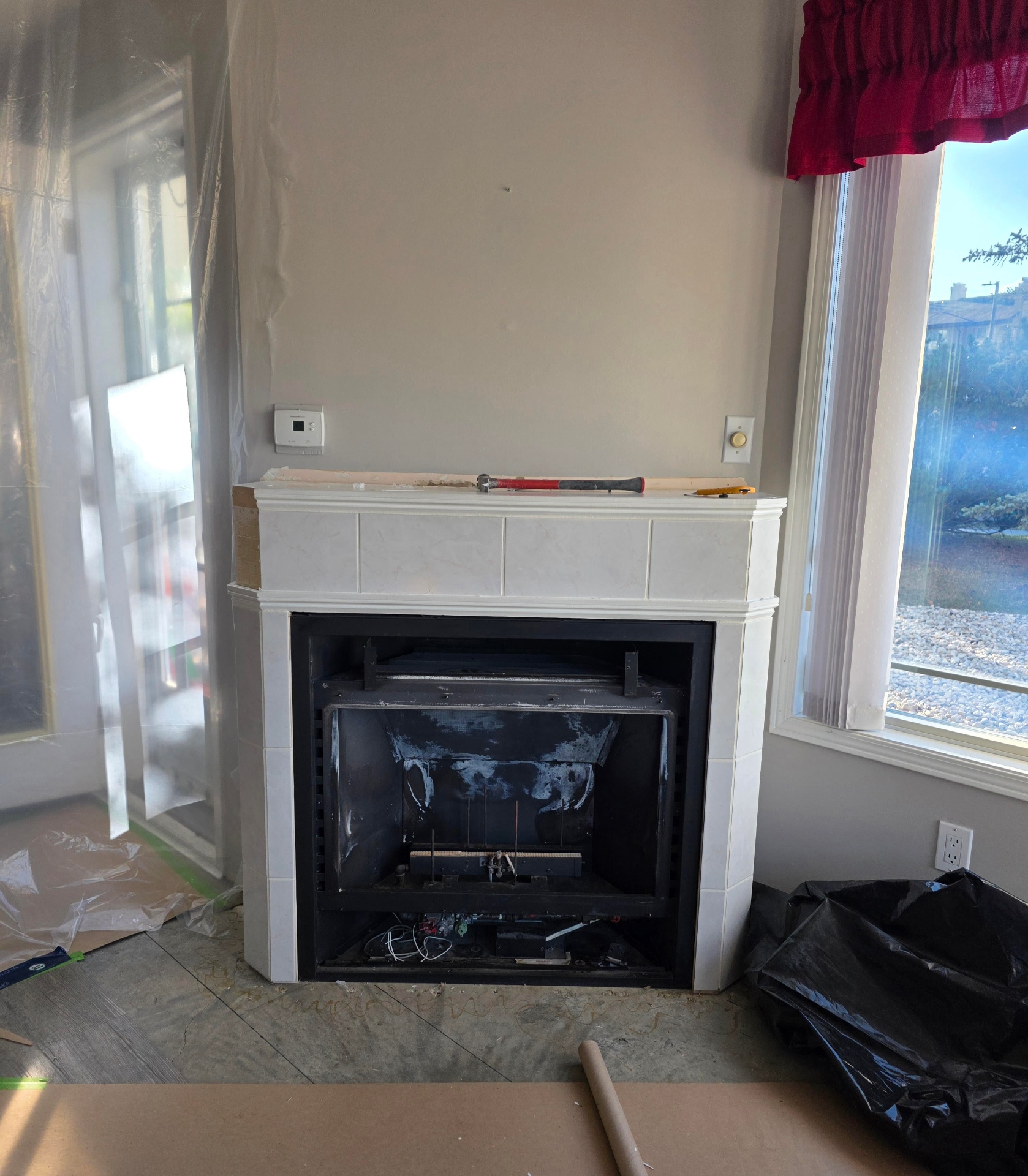 Fireplace before refresh